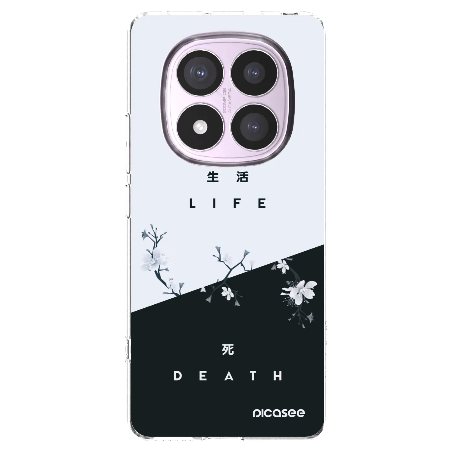 Picasee διαφανής θήκη σιλικόνης Xiaomi Redmi Note 14 Pro 5G - Life - Death