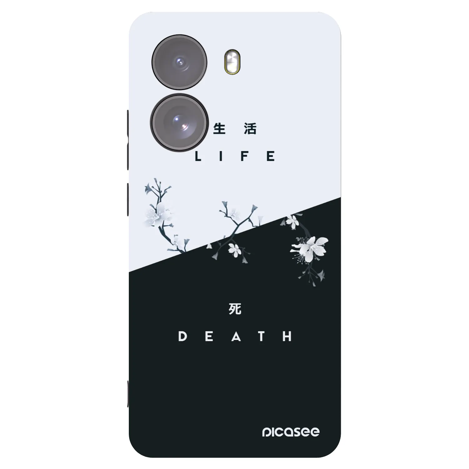 Picasee Μαύρη θήκη σιλικόνης για Xiaomi Poco X7 - Life - Death