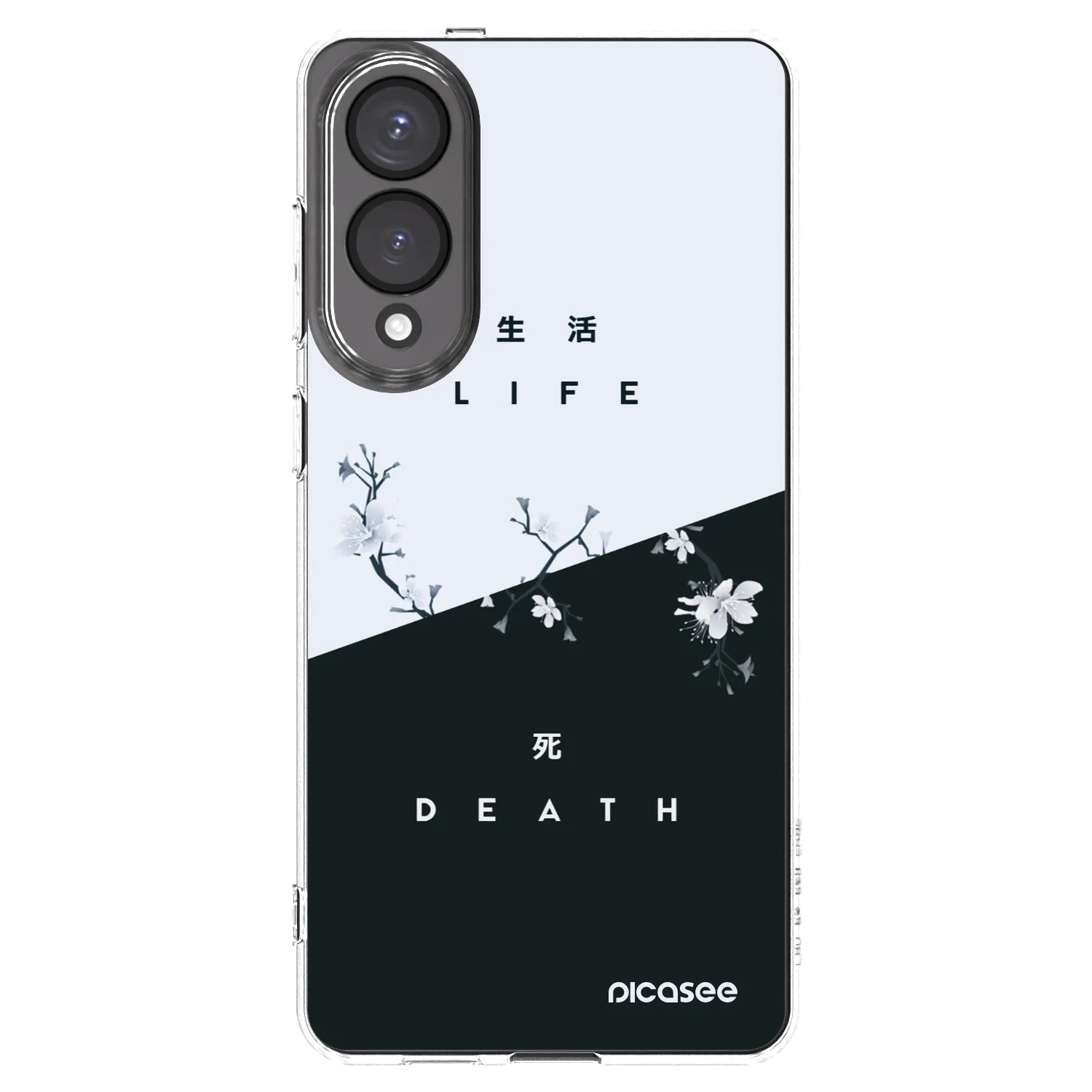 Picasee διαφανής θήκη σιλικόνης Samsung Galaxy S25 Edge 5G - Life - Death