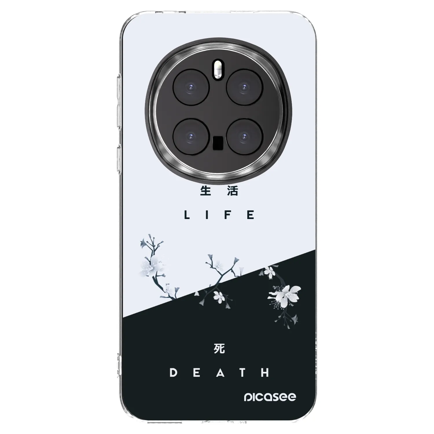 Picasee διαφανής θήκη σιλικόνης Honor Magic7 Pro 5G - Life - Death