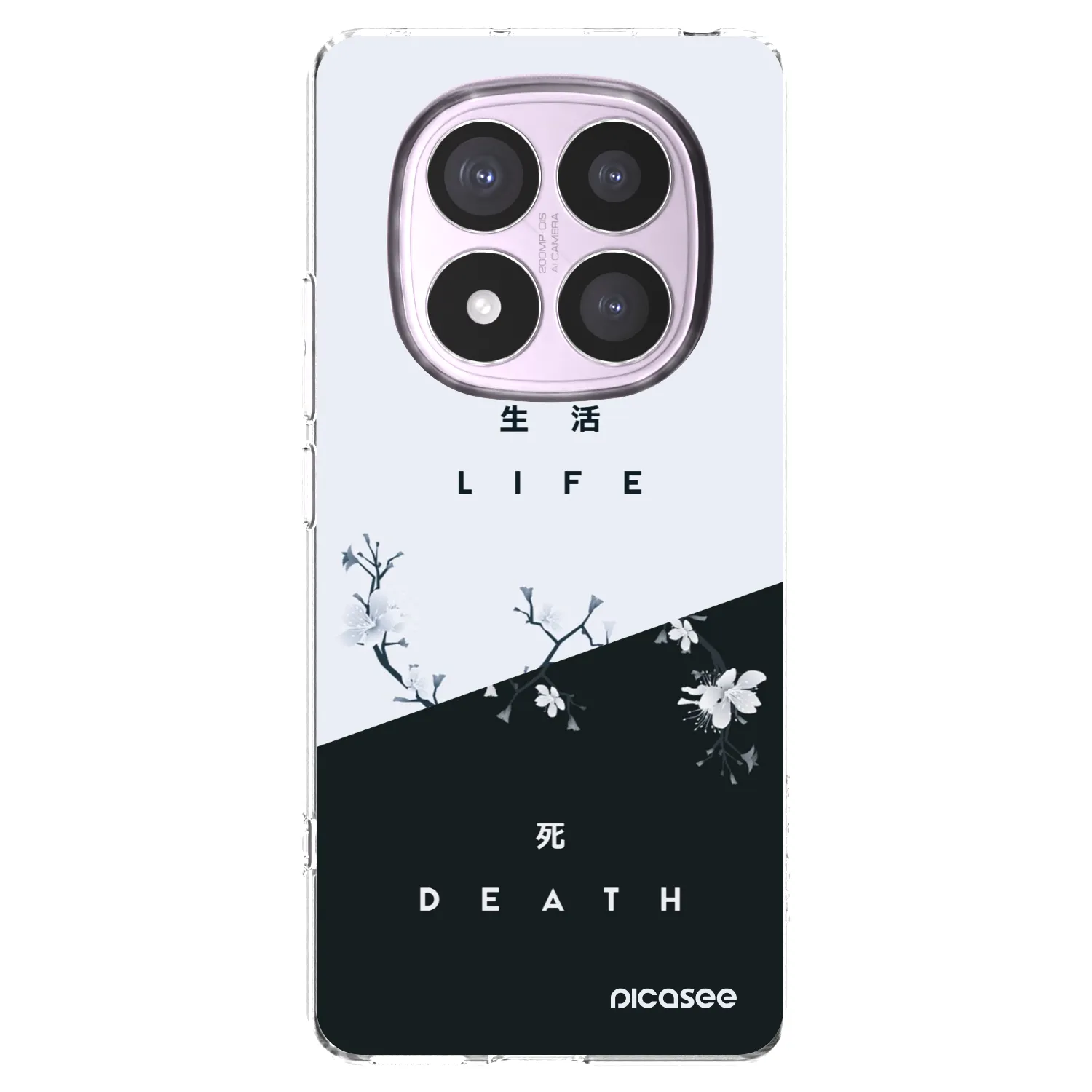 Picasee διαφανής θήκη σιλικόνης Xiaomi Redmi Note 14 Pro 4G - Life - Death