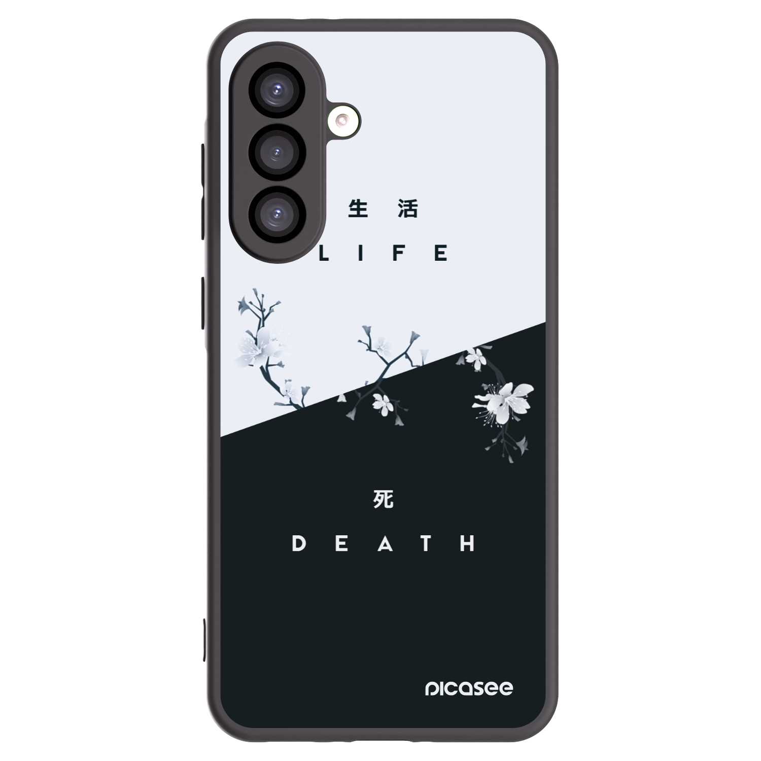 Picasee Μαύρη θήκη σιλικόνης για Samsung Galaxy A26 5G A266B - Life - Death