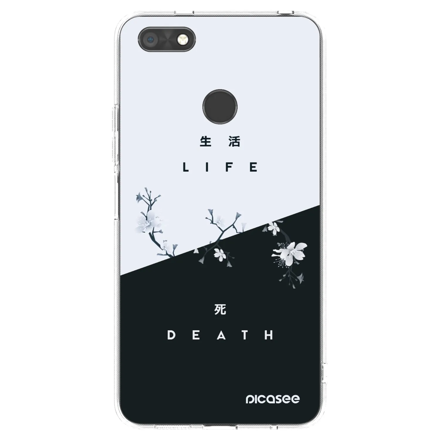 Picasee διαφανής θήκη σιλικόνης Huawei P9 Lite Mini - Life - Death