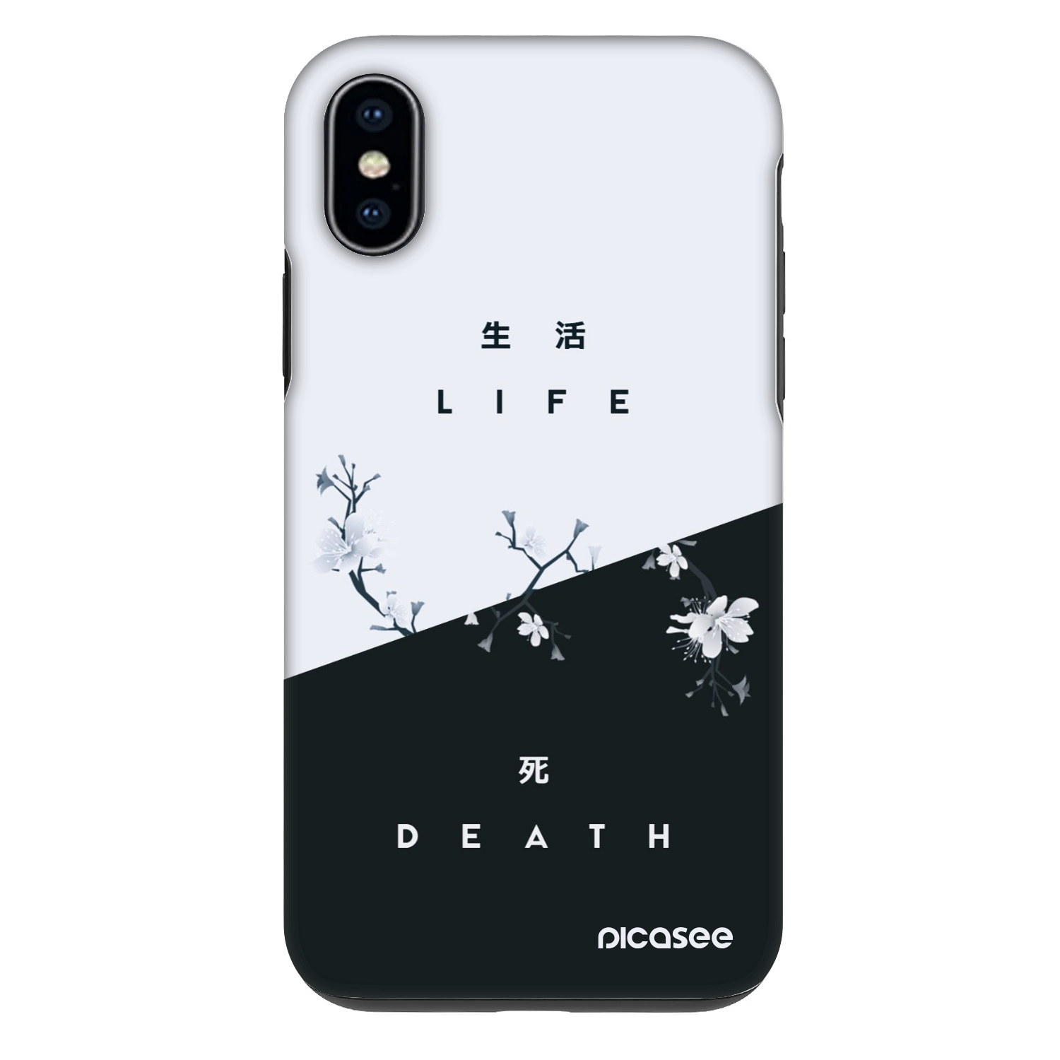 Picasee Fashion Case για Apple iPhone X/XS - Life - Death