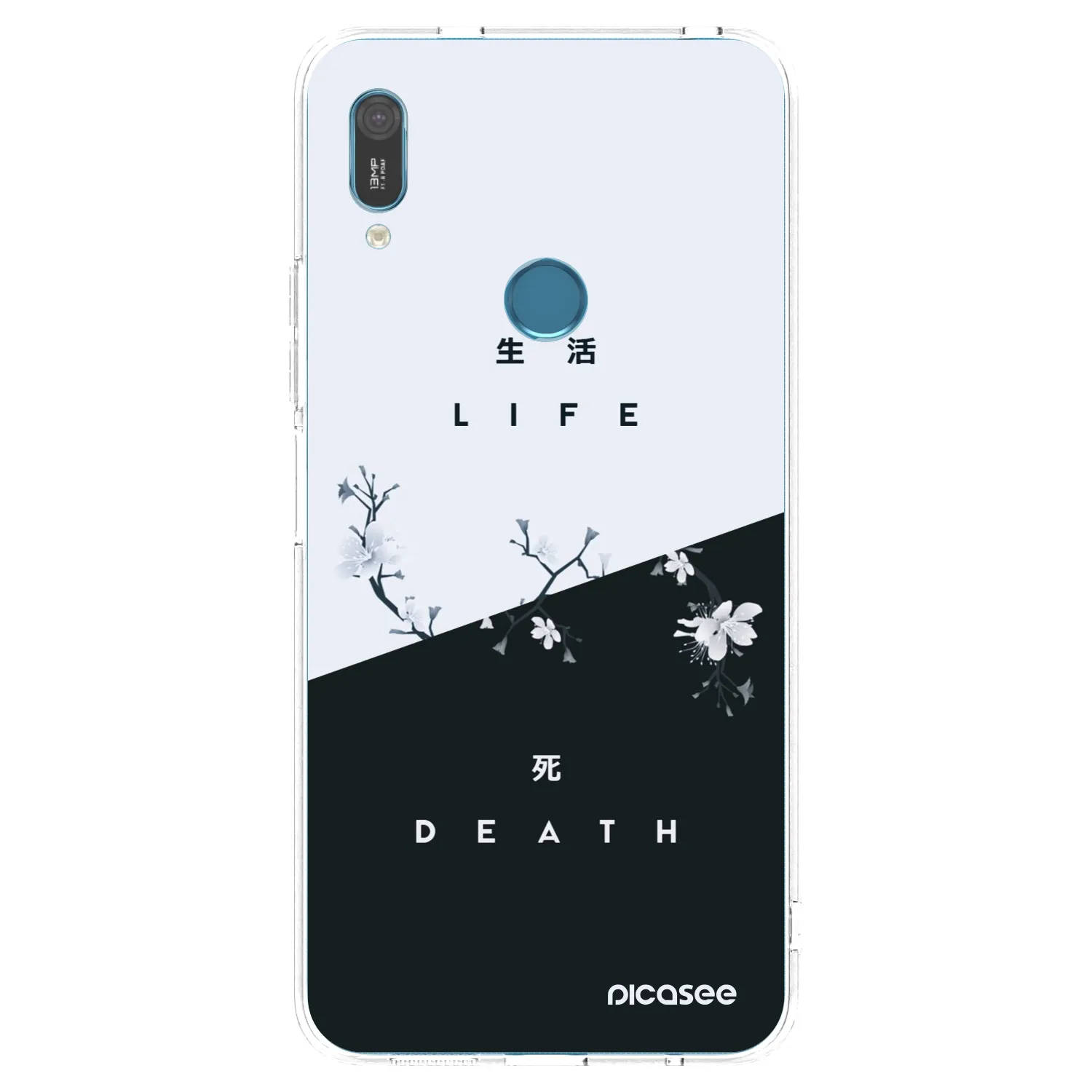 Picasee διαφανής θήκη σιλικόνης Huawei Y6 2019 - Life - Death