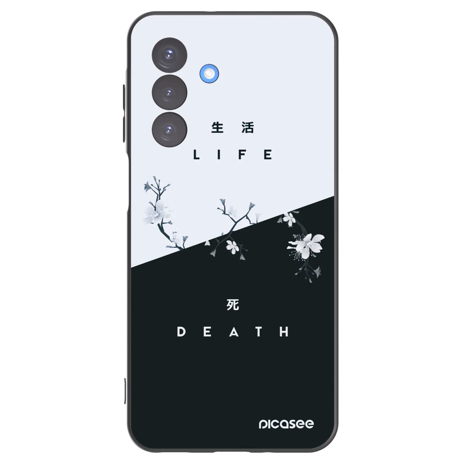 Picasee Μαύρη θήκη σιλικόνης για Samsung Galaxy A17 5G - Life - Death