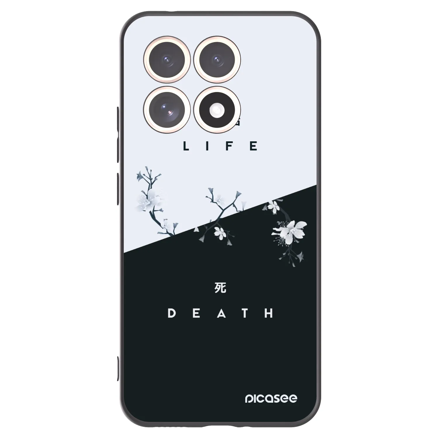 Picasee Μαύρη θήκη σιλικόνης για Xiaomi 15T - Life - Death