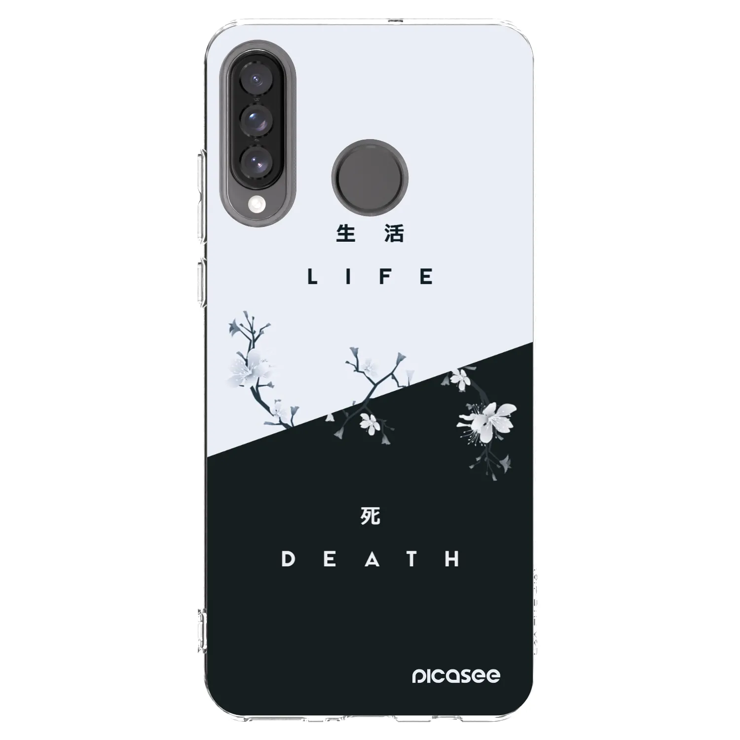 Picasee διαφανής θήκη σιλικόνης Huawei P30 Lite - Life - Death