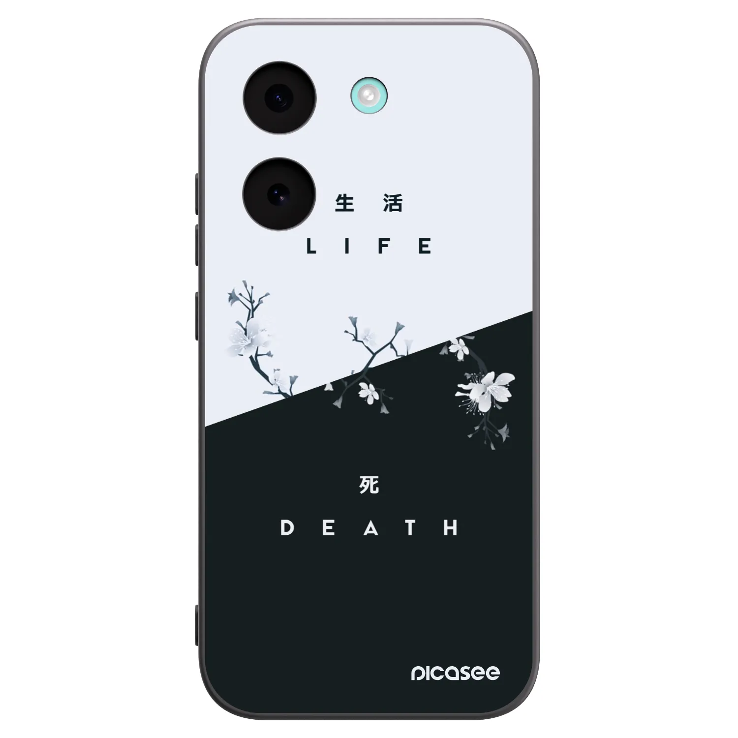 Picasee Μαύρη θήκη σιλικόνης για Xiaomi Poco X8 Pro - Life - Death