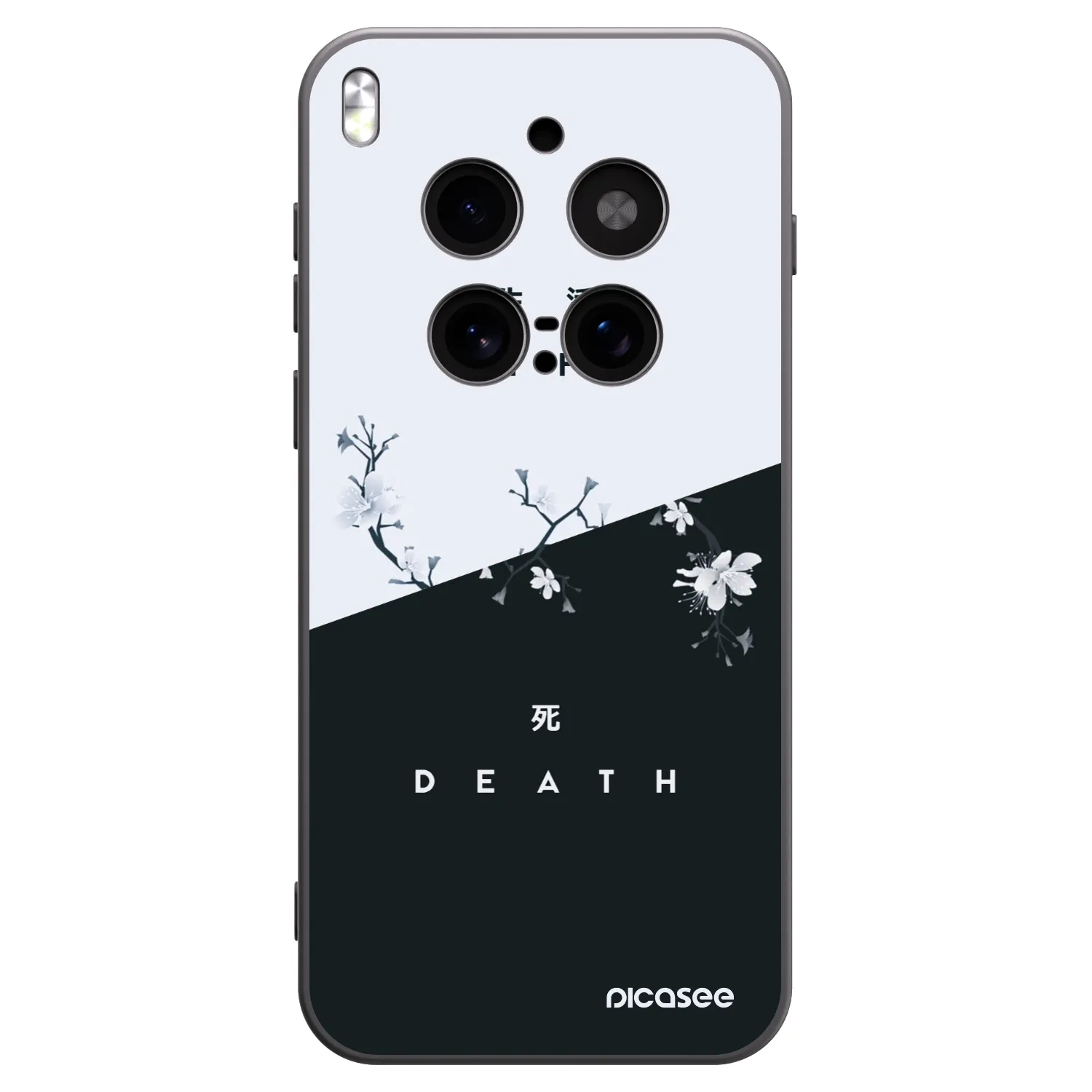 Picasee Μαύρη θήκη σιλικόνης για Vivo X300 Pro - Life - Death