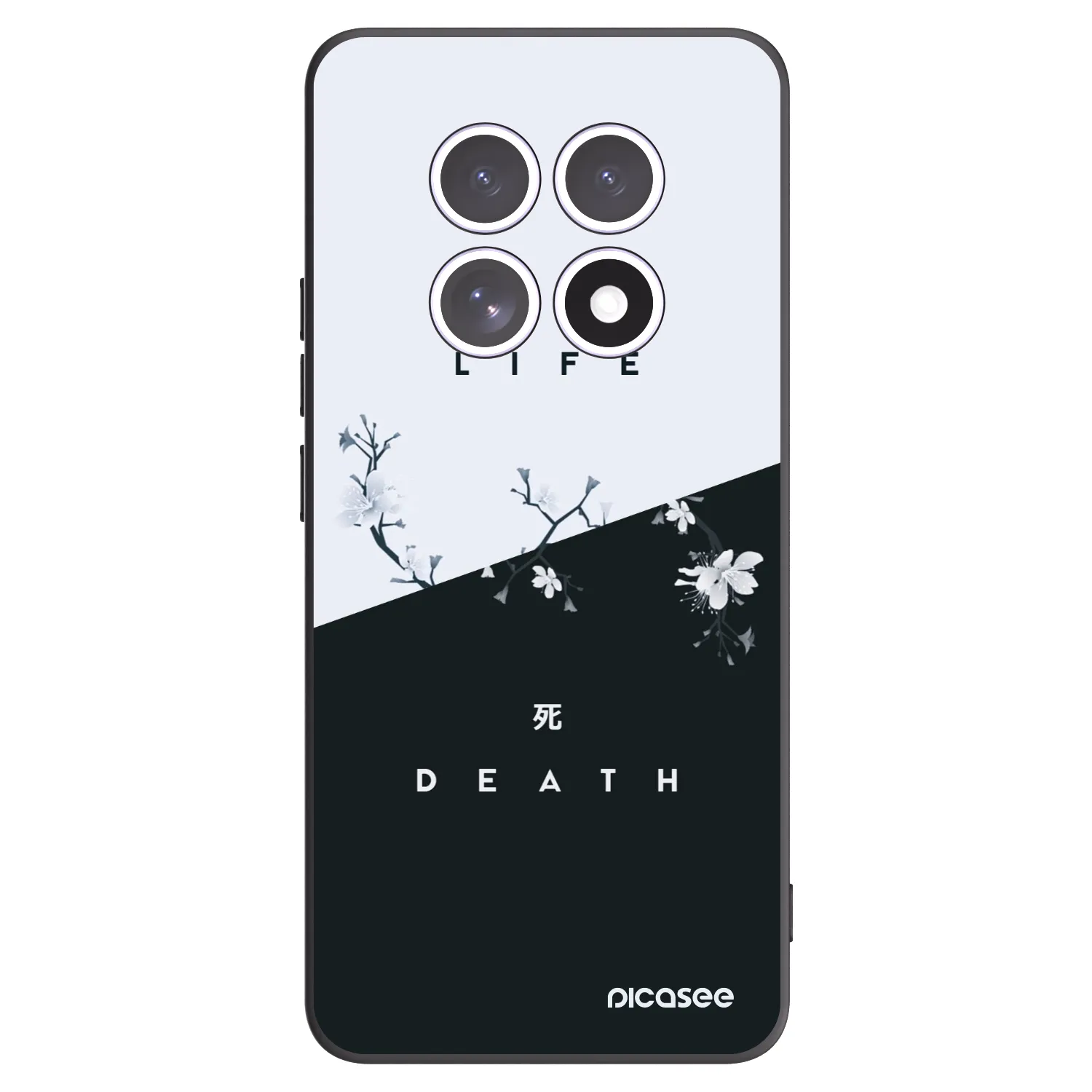 Picasee Μαύρη θήκη σιλικόνης για Xiaomi Redmi Note 15 5G - Life - Death