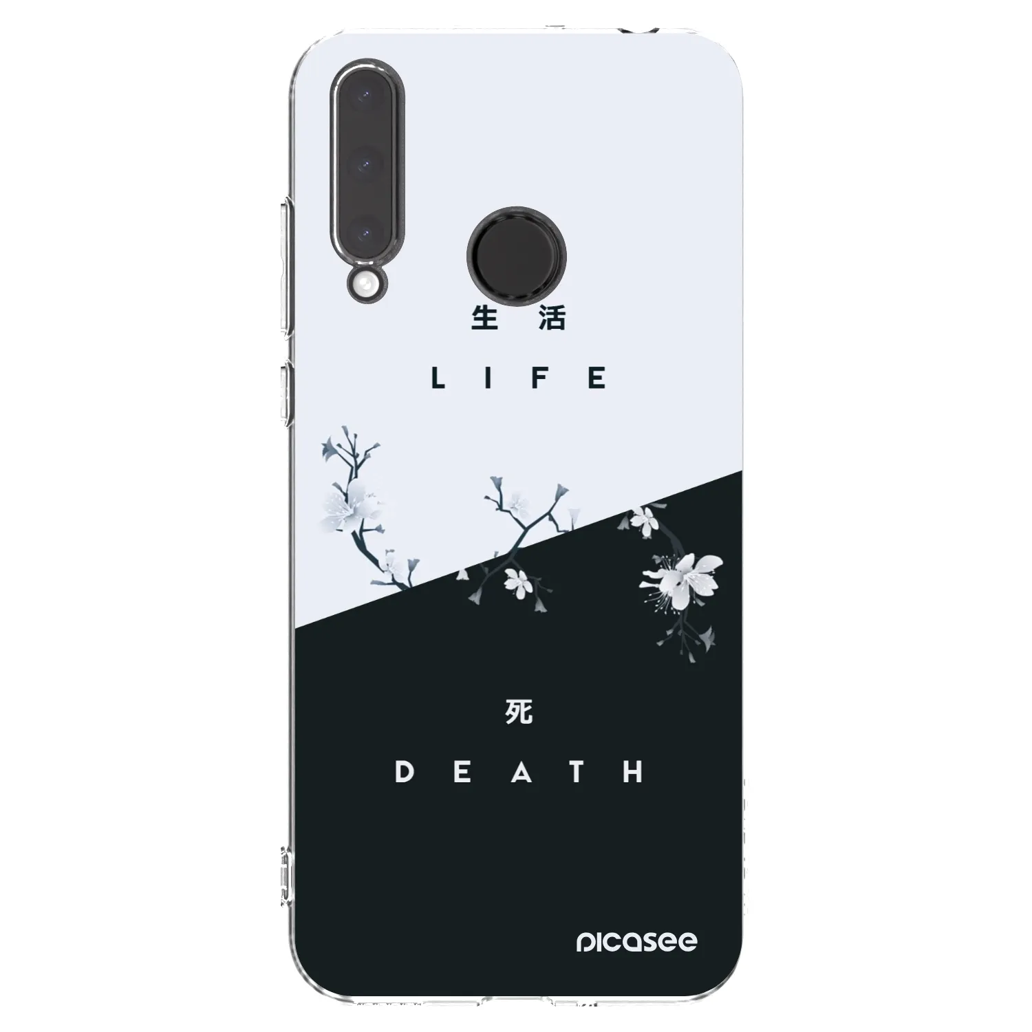 Picasee διαφανής θήκη σιλικόνης Honor 20 Lite - Life - Death