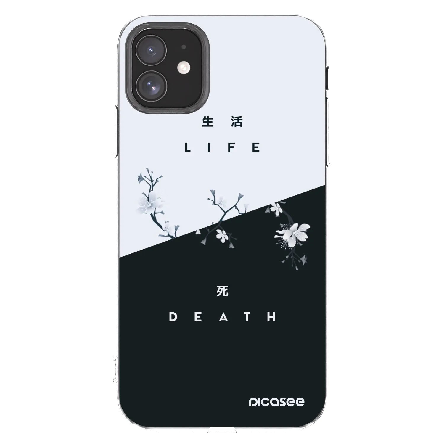Picasee διαφανής θήκη σιλικόνης Apple iPhone 11 - Life - Death