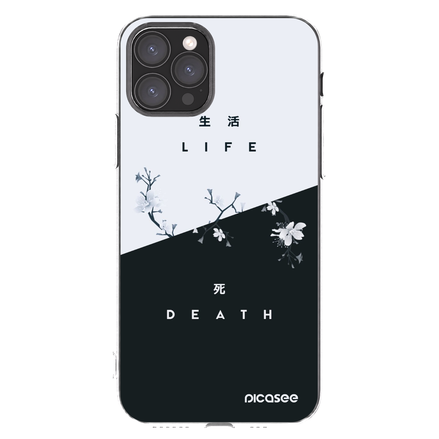 Picasee διαφανής θήκη σιλικόνης Apple iPhone 11 Pro - Life - Death