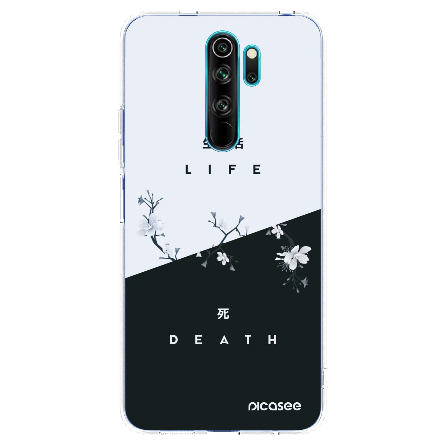 Picasee διαφανής θήκη σιλικόνης Xiaomi Redmi Note 8 Pro - Life - Death