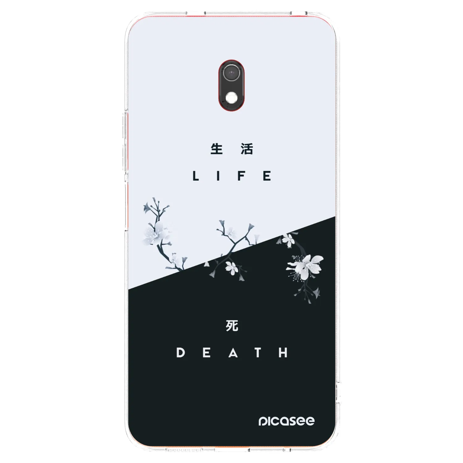 Picasee διαφανής θήκη σιλικόνης Xiaomi Redmi 8A - Life - Death