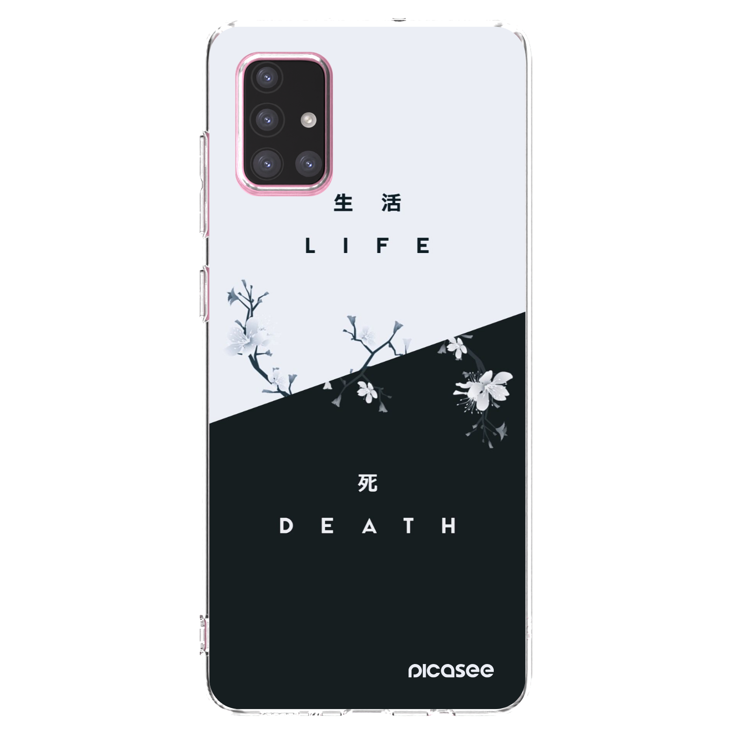 Picasee διαφανής θήκη σιλικόνης Samsung Galaxy A71 A715F - Life - Death