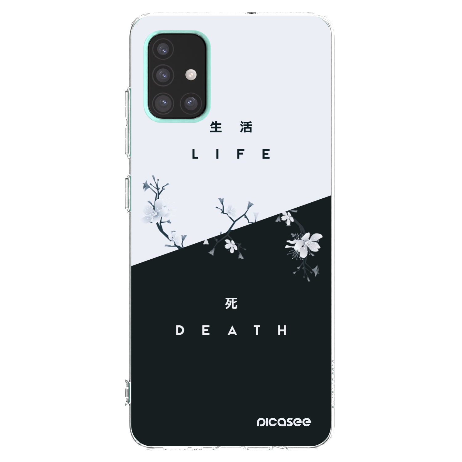 Picasee διαφανής θήκη σιλικόνης Samsung Galaxy A51 A515F - Life - Death