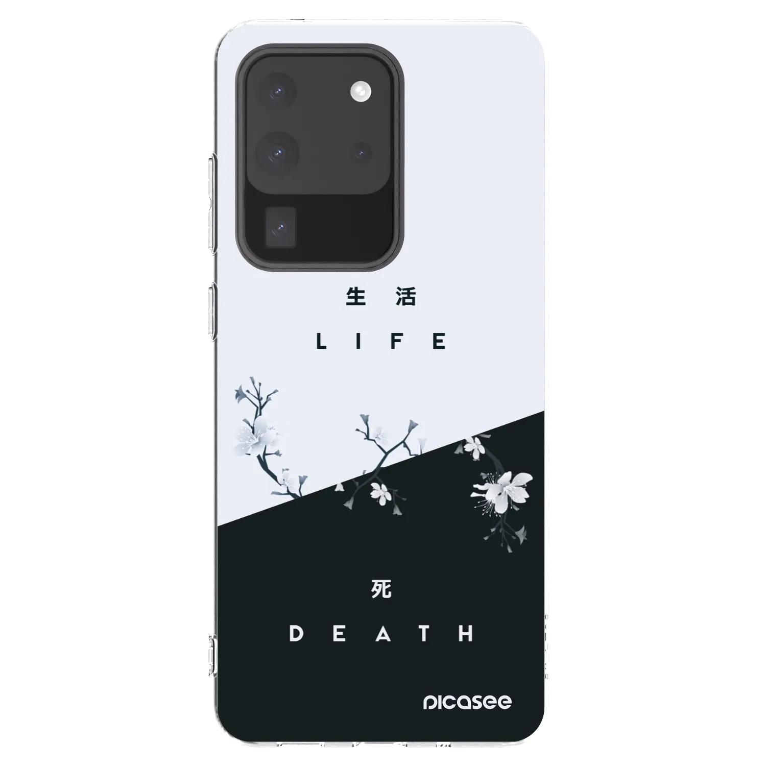 Picasee διαφανής θήκη σιλικόνης Samsung Galaxy S20 Ultra 5G G988F - Life - Death