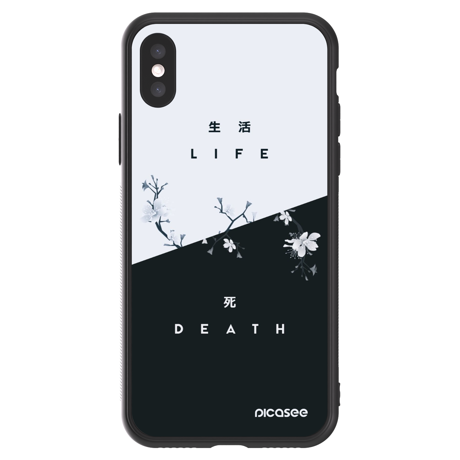 Picasee ULTIMATE CASE για Apple iPhone X/XS - Life - Death