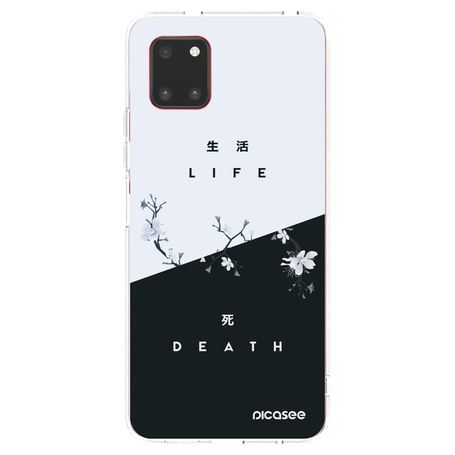 Picasee διαφανής θήκη σιλικόνης Samsung Galaxy Note 10 Lite N770F - Life - Death