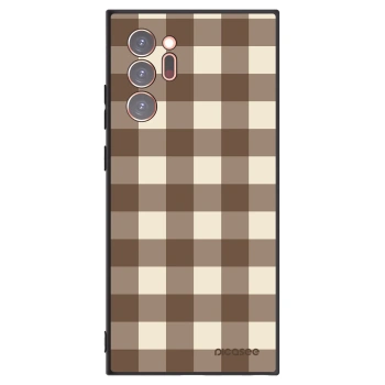 Θήκη για Samsung Galaxy Note 20 Ultra - Brown grid
