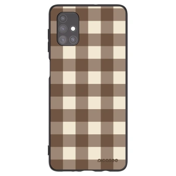 Θήκη για Samsung Galaxy M51 M515F - Brown grid
