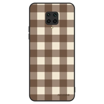 Θήκη για Xiaomi Redmi Note 9 Pro - Brown grid