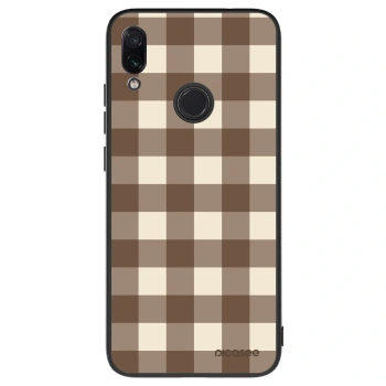 Θήκη για Xiaomi Redmi Note 7 - Brown grid