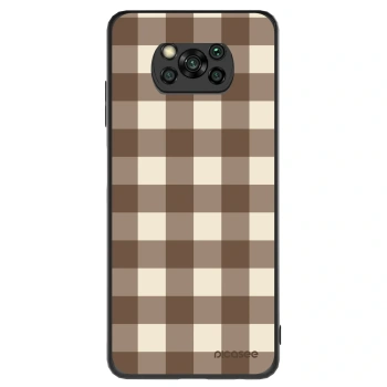Θήκη για Xiaomi Poco X3 - Brown grid