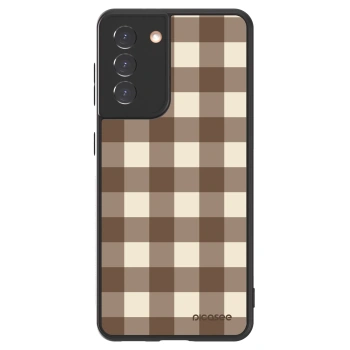 Picasee ULTIMATE CASE για Samsung Galaxy S21 5G G991B - Brown grid