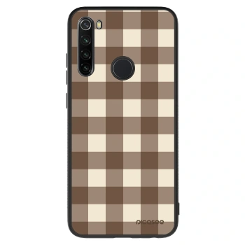 Θήκη για Xiaomi Redmi Note 8 - Brown grid