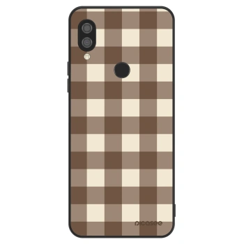 Θήκη για Xiaomi Redmi 7 - Brown grid