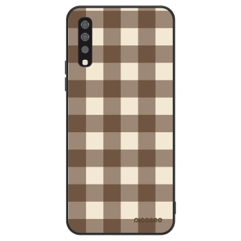 Θήκη για Samsung Galaxy A70 A705F - Brown grid