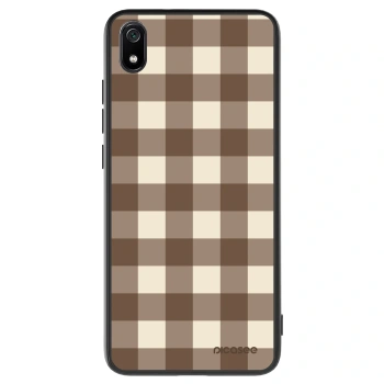 Θήκη για Xiaomi Redmi 7A - Brown grid