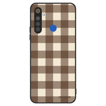 Θήκη για Realme 5 - Brown grid