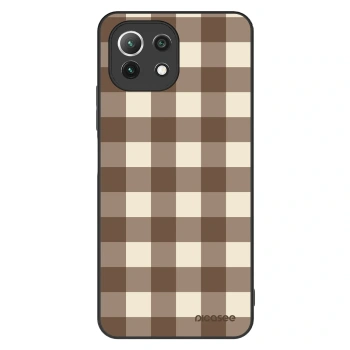 Θήκη για Xiaomi Mi 11 Lite - Brown grid