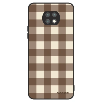 Θήκη για Xiaomi Redmi Note 9T - Brown grid