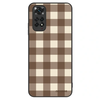 Θήκη για Xiaomi Redmi Note 11 - Brown grid