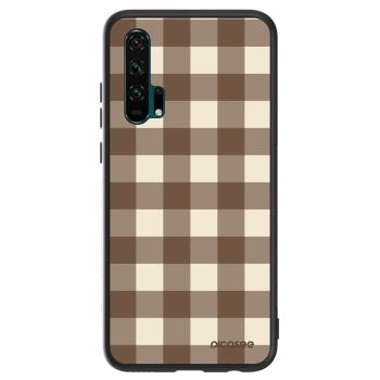 Θήκη για Honor 20 Pro - Brown grid