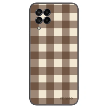 Θήκη για Samsung Galaxy M53 5G - Brown grid