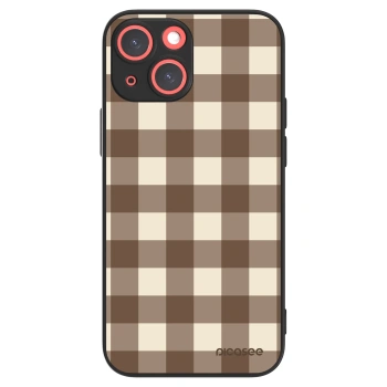 Picasee ULTIMATE CASE MagSafe pro Apple iPhone 13 mini - Brown grid
