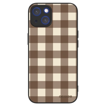Picasee ULTIMATE CASE MagSafe pro Apple iPhone 14 - Brown grid