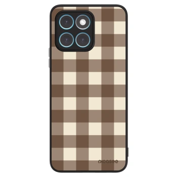 Θήκη για Honor X6 - Brown grid