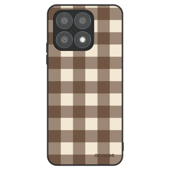 Θήκη για Honor X8a - Brown grid