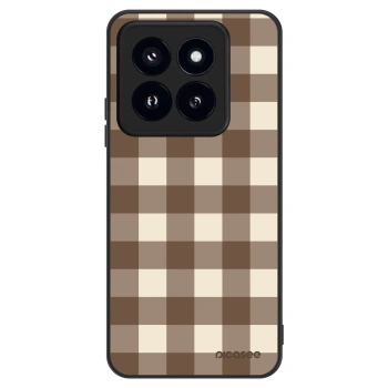 Θήκη για Xiaomi 14 Pro - Brown grid