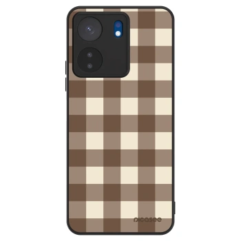Θήκη για Xiaomi Redmi 13C 4G - Brown grid