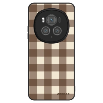 Θήκη για Honor Magic6 Pro - Brown grid