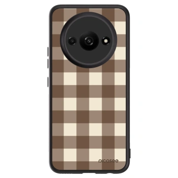 Θήκη για Xiaomi Redmi A3 - Brown grid