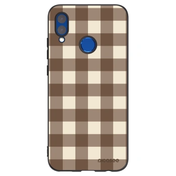 Θήκη για Huawei P Smart 2019 - Brown grid